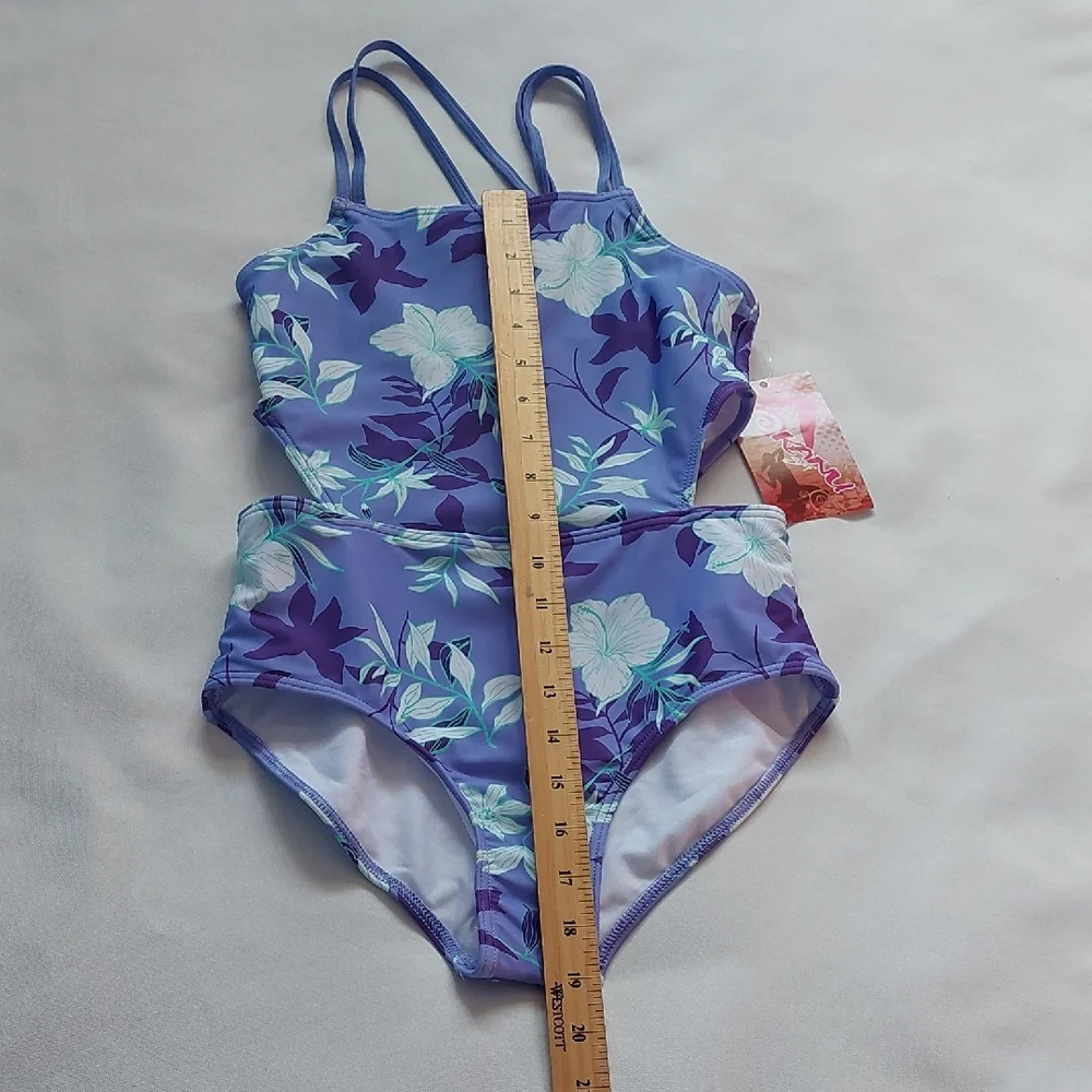 Kanu Surf Julia‎ Girls Bikini Purple Floral Size 12